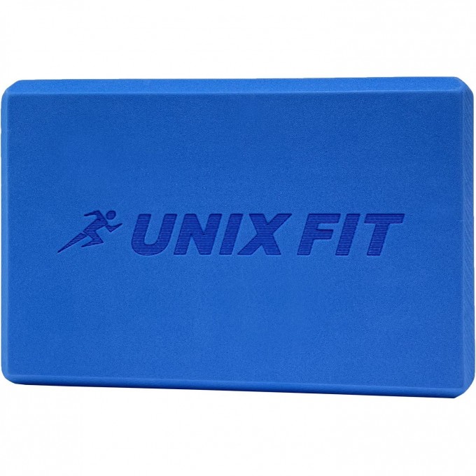 Блок для йоги и фитнеса UNIX FIT (200 г) 23 х 15 х 7 см, 1 шт, голубой YBU200GBE