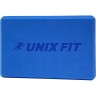 Блок для йоги и фитнеса UNIX FIT (200 г) 23 х 15 х 7 см, 1 шт, голубой YBU200GBE