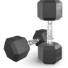 Гантель гексагональная UNIX FIT обрезиненная 10 кг, 2 шт. DBHEX10x2