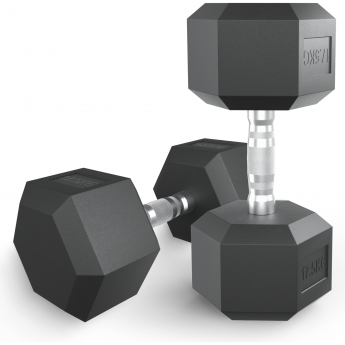 Гантель гексагональная UNIX FIT обрезиненная 17,5 кг Гантель гексагональная UNIX FIT обрезиненная 17,5 кг