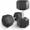 Гантель гексагональная UNIX FIT обрезиненная 35 кг
