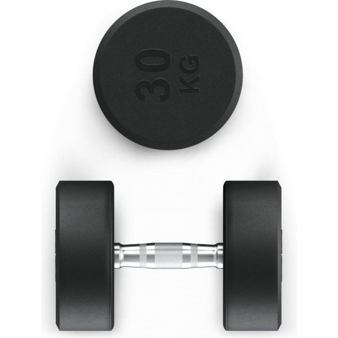 Гантель круглая UNIX FIT PRO обрезиненная 30 кг, 2 шт. DBRND30PBKx2 Гантель круглая UNIX FIT PRO обрезиненная 30 кг, 2 шт. DBRND30PBKx2