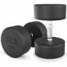 Гантель круглая UNIX FIT PRO обрезиненная 32,5 кг DBRND32_5PBKx2