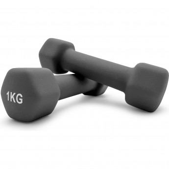 Гантель UNIX FIT неопреновая 1 кг Grey Гантель UNIX FIT неопреновая 1 кг Grey