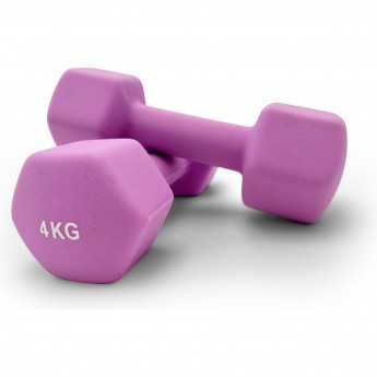 Гантель UNIX FIT неопреновая 4 кг Violet Гантель UNIX FIT неопреновая 4 кг Violet