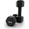 Гантель UNIX FIT неопреновая 5 кг Black, 2 шт. DBNEO5BKx2