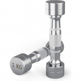 Гантель UNIX FIT PRO круглая хромированная 1 кг, 2 шт. Гантель UNIX FIT PRO круглая хромированная 1 кг, 2 шт.