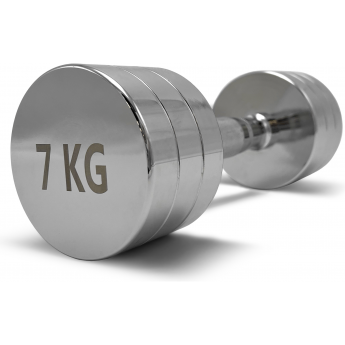 Гантель UNIX FIT PRO круглая хромированная 7 кг Гантель UNIX FIT PRO круглая хромированная 7 кг