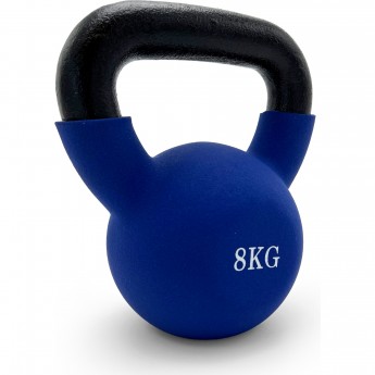 Гиря UNIX FIT виниловая 8 кг Blue