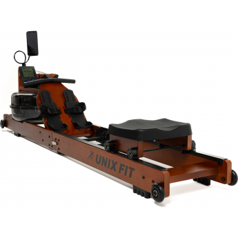 Гребной тренажер UNIX FIT WOOD ROWER DARK