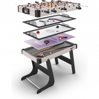 Игровой стол складной UNIX LINE Трансформер 5 в 1 (108х59 cм) Игровой стол складной UNIX LINE Трансформер 5 в 1 (108х59 cм)